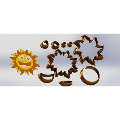 Cortador Mundo Bita Sol Modular Tamanho 5Cm