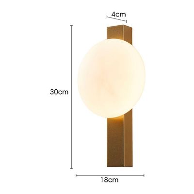 Arandela Nordecor Visa 6w Led Bivolt Dourado Fosco