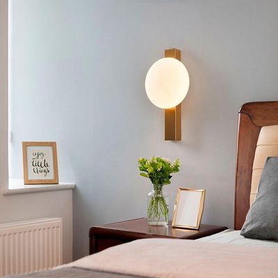 Arandela Nordecor Visa 6w Led Bivolt Dourado Fosco