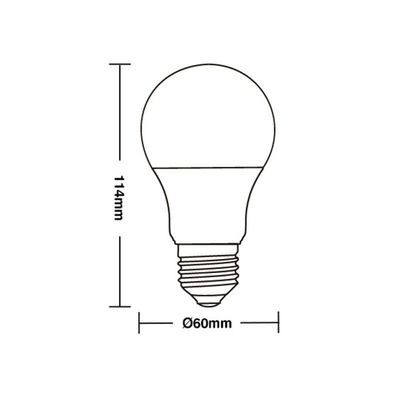 Lâmpada Led Taschibra Tkl Rgb Colorida 9w Bivolt E27 Com Controle