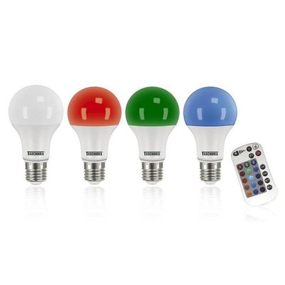 Lâmpada Led Taschibra Tkl Rgb Colorida 9w Bivolt E27 Com Controle