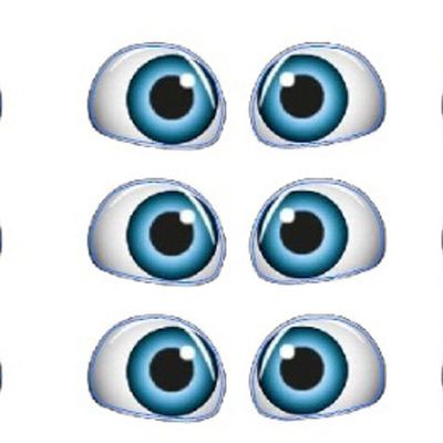 Olhos Verdes Olhinhos Mod 2 0,5cm