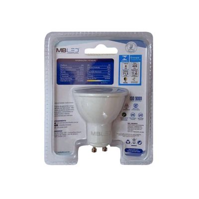 Lâmpada Led Mr16 38º 6w - Nordecor 6000k (branca)