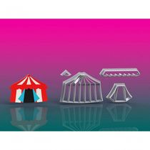 Cortador Circo Tenda Modular Tamanho 5Cm