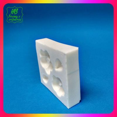 Molde Silicone 2 Flores Gordinhas