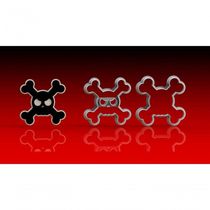 Cortador Rock Caveira Modular Tamanho 5 Cm