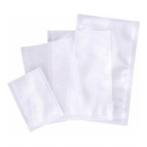 Kit 10 Saco Plástico 25x30cm Com Ranhura Para Seladora