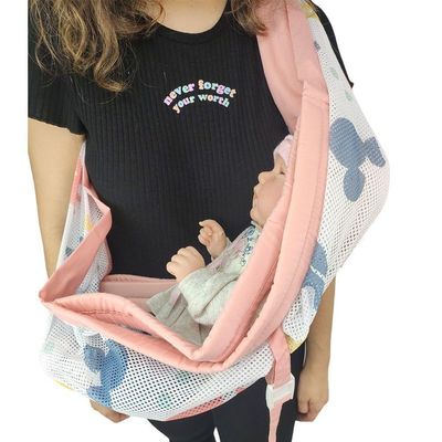 Canguru Sling Envoltorio Bebe Criança Strap Carregador Bolso Transporte Alça Ajustavel Amamentaçao