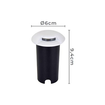 Embutido De Solo Led Nordecor Zola 6154 1w Bivolt Branco 3000k Luz Amarela 3000k Luz Amarela 6154