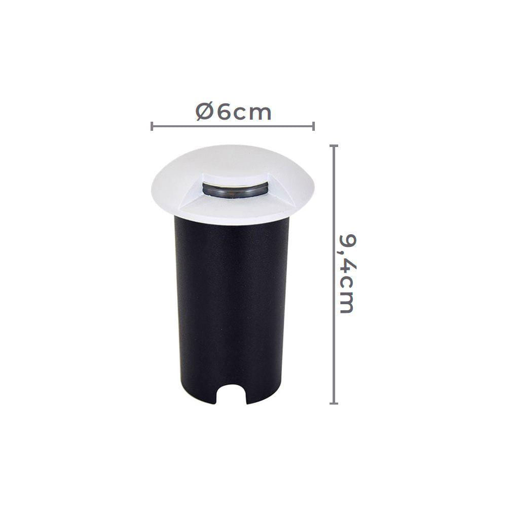 Embutido De Solo Led Nordecor Zola 6154 1w Bivolt Branco 3000k Luz Amarela 3000k Luz Amarela 6154