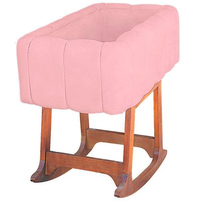 Moises Balanço Com Colchão Para Baby Cor Rosa Bebe