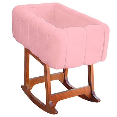 Moises Balanço Com Colchão Para Baby Cor Rosa Bebe