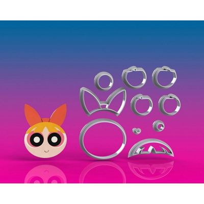 Cortador Kit Meninas Super Poderosas Tamanho 6Cm