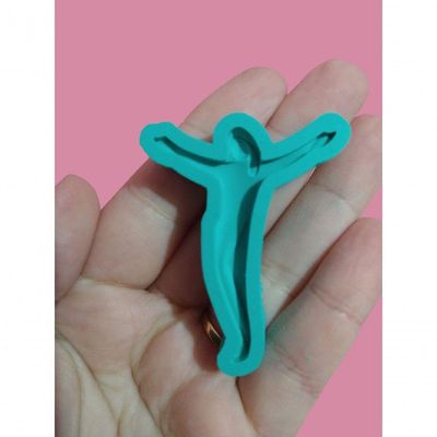 Molde Silicone Cruz Cristo Hb