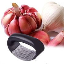 Espremedor Amassador Triturador De Alho Inox Manual Cozinha Inox Manual