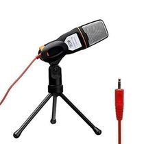 Microfone Condensador Omnidirecional Preto