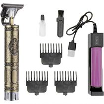 Máquina Acabamento Corte Cabelo Barba Profissional Q-2486 Buda
