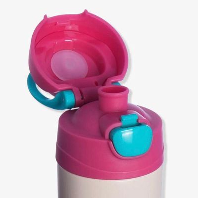 Garrafa Térmica Top Handle Com Adesivos Amigas Floral 500ml