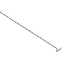 Suporte Refletor Fachada Banner Braço 100 Cm Branco