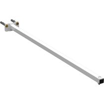 Suporte Refletor Base Reta Braço 80 Cm - Branco