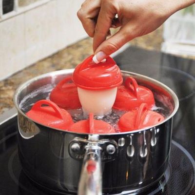 Forma De Silicone Para Cozinhar Ovos Egg Boil