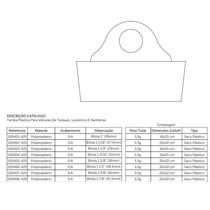Tampa Plastica 31mm Valvulas Lavatorios - Banheiras - Blukit