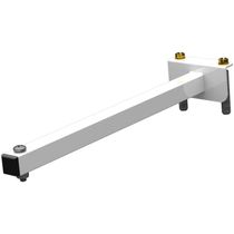 Suporte Refletor Fachada Banner Braço 30 Cm - Branco