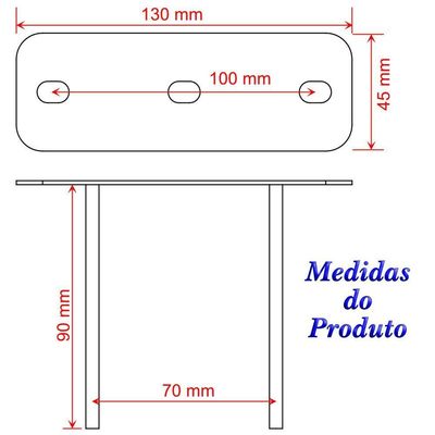 Suporte Refletor 2 Espetos Estacas Chão Jardim - Branco
