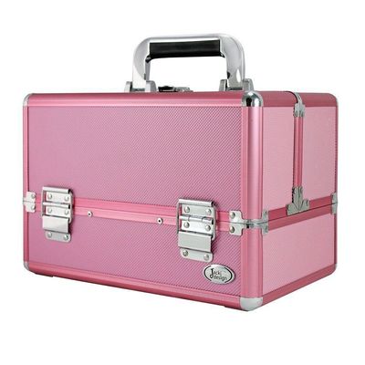 Maleta Profissional De Maquiagem Jacki Design - Rosa
