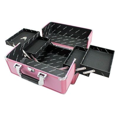 Maleta Profissional De Maquiagem Jacki Design - Rosa