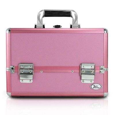 Maleta Profissional De Maquiagem Jacki Design - Rosa