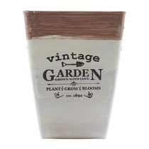 Mini Vaso De Planta Cachepot Estampado Decorado 16cm