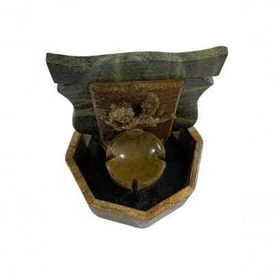 Fonte De água Cascata Pedra Sabão Anjo Chafariz Decoração