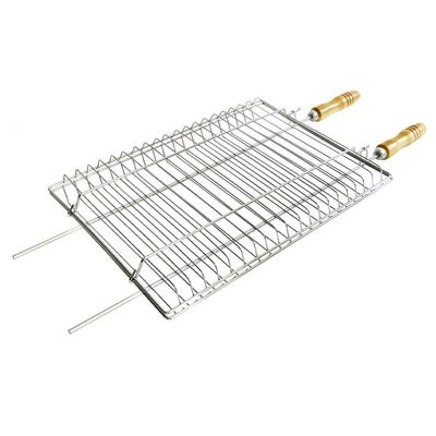 Grelha Quadrada Com Tampa Gt106 Estrutura Aço Cromado