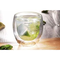Conjunto 2 Copos De Café Chá De Parede Dupla 250ml Bugatti