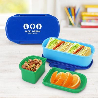 Pote P- Lanche 450ml Jacki Design - Pink Azul