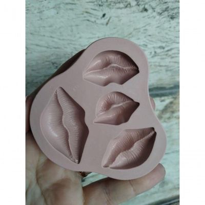 Molde Silicone Barbie Beijos Beijocas Lábios