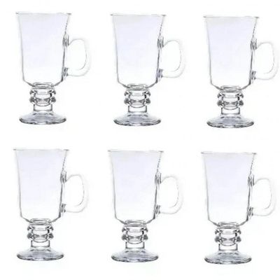 Caneca Xicara Cappuccino Mocha Vidro Irish 114 Ml - Lyor