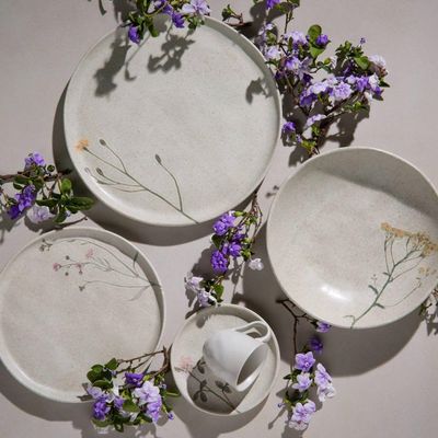 Conjunto De Xícara De Cafezinho Com Pires 06 Peças Bio Campestre Porto Brasil