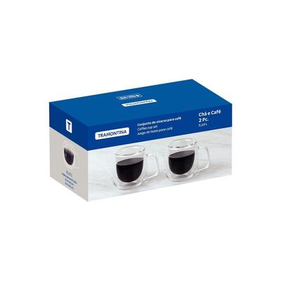 Conjunto De Xícaras Tramontina Para Café - 2 Peças 100 Ml