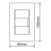 Placa 4x2 Interruptores Simples E 1 Tomada 2p+t 20a-250v Branco Branco - 250v