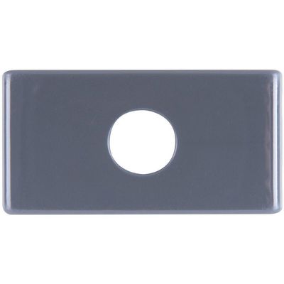 Kit 12un Módulo Tampo Com 1 Furo 9,5 Mm Tramontina Grafite Tramontina