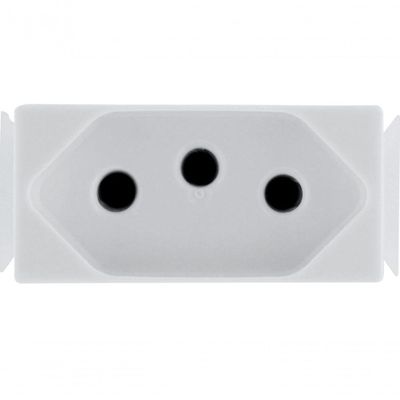 Kit 12 Modulo Tomada 2p+t Tramontina Aria 20 A 250 V Branco