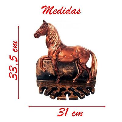 Porta Espeto Cavalo Suporte De Parede Churrasco