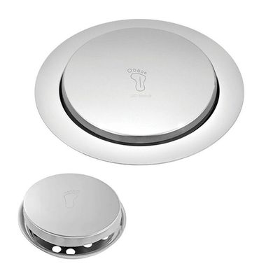 Ralo Click Inteligente Inox 15X15 Lavabo Banheiro Redondo