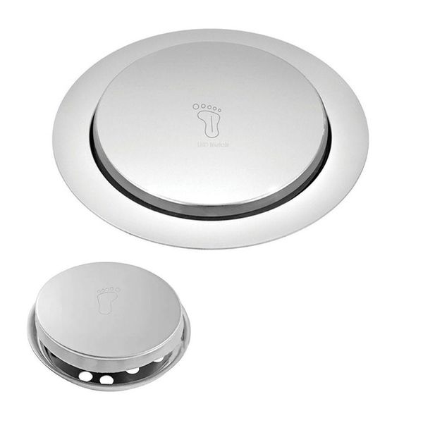 Ralo Click Inteligente Inox 15X15 Lavabo Banheiro Redondo