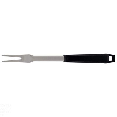 Garfo Trinchante Churrasco Black Com Lâmina Em Aço Inox E Cabo De Polipropileno Preto