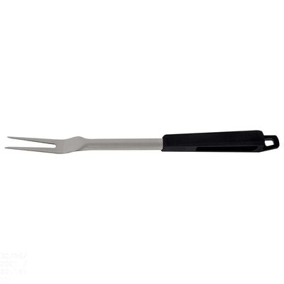 Garfo Trinchante Churrasco Black Com Lâmina Em Aço Inox E Cabo De Polipropileno Preto