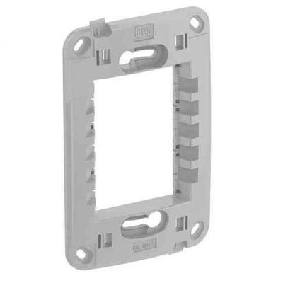 Placa Suporte 4X2 3 Posições Branco Composé