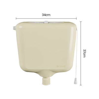 Caixa De Descarga Elevada Astra C17/s Controlada 6 / 9 Litros Bege